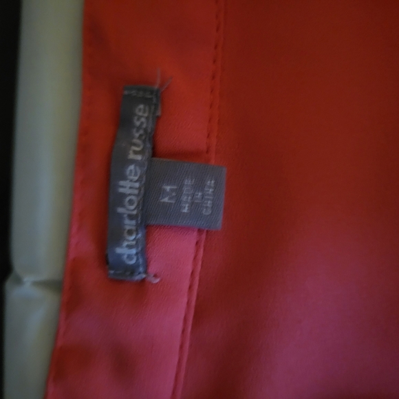 Women Coral  Blouse, Size Medium - Picture 4 of 6